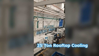 HVAC στον τελευταίο όροφο Ψύξη και θέρμανση AC